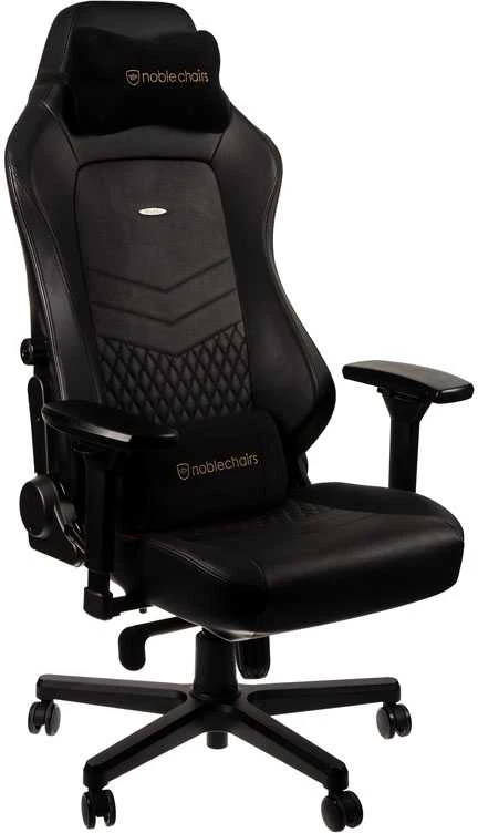 noblechairs HERO Real Leather Gaming Chair – Juodas/Juodas