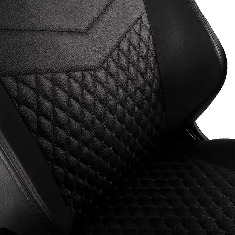 noblechairs HERO Real Leather Gaming Chair – Juodas/Juodas