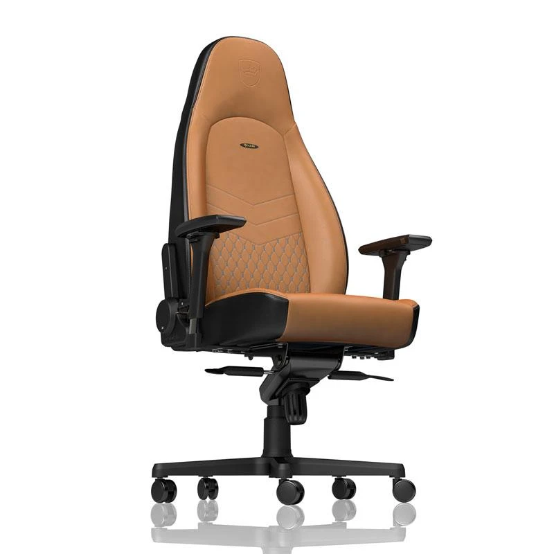 Žaidimų kėdė Noblechairs ICON Real leather Gaming Chair, Cognac-Juoda