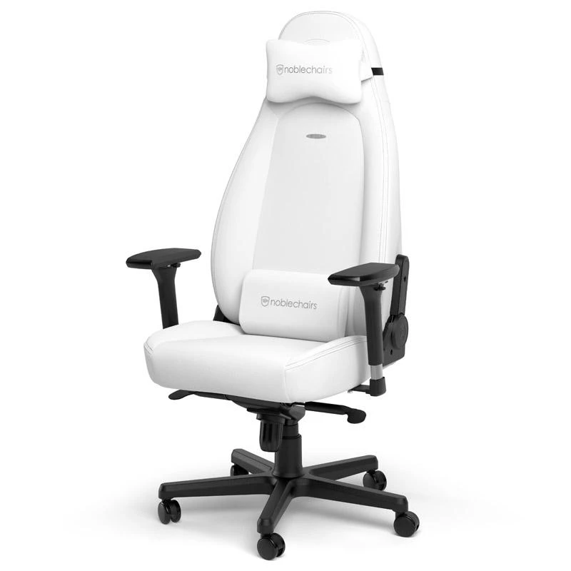 Žaidimų kėdė Noblechairs ICON Aukštųjų technologijų dirbtinės odos žaidimų kėdė, Baltas Edition