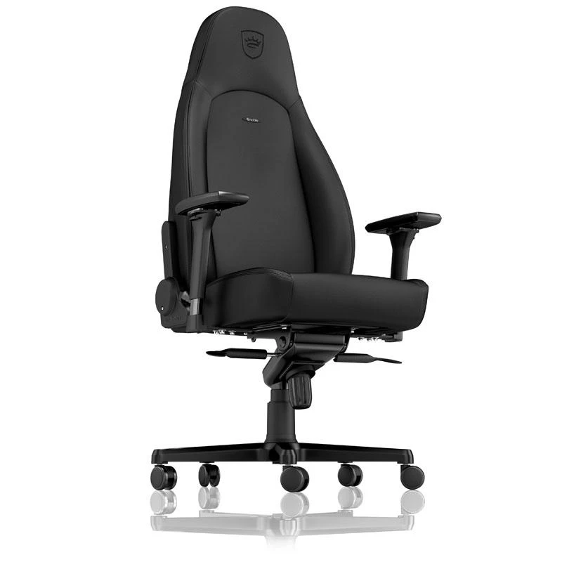 Žaidimų kėdė Noblechairs ICON Juodas Edition Vinyl / PU hybrid leather Gaming Chair, Juoda