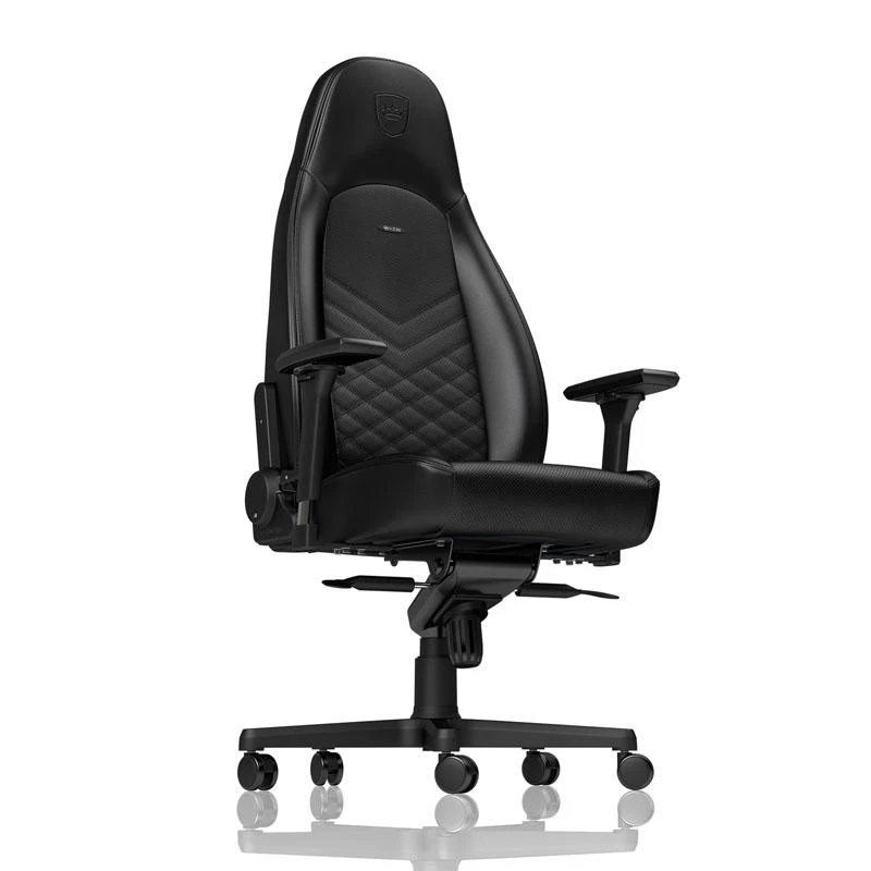 noblechairs ICON - Juodas - PU Leather (Juoda PU Oda) Kėdė