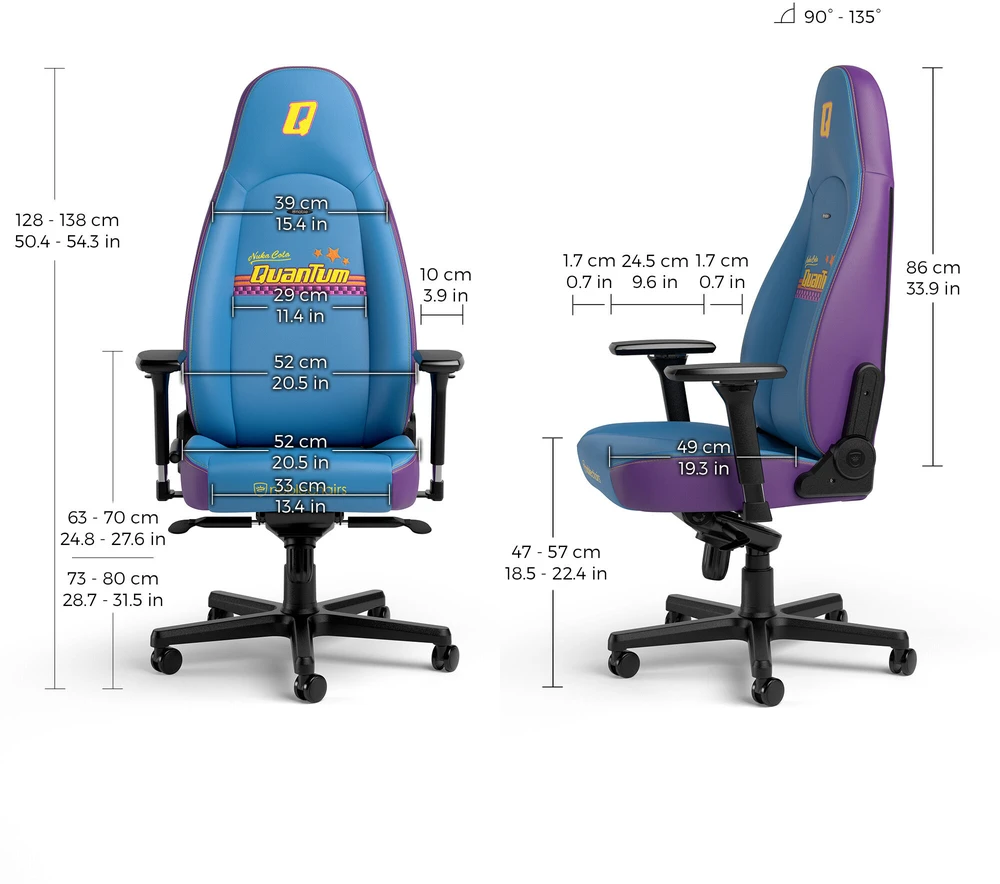 „noblechairs ICON“ žaidimų kėdė – „Fallout Nuka-Cola Quantum Edition“