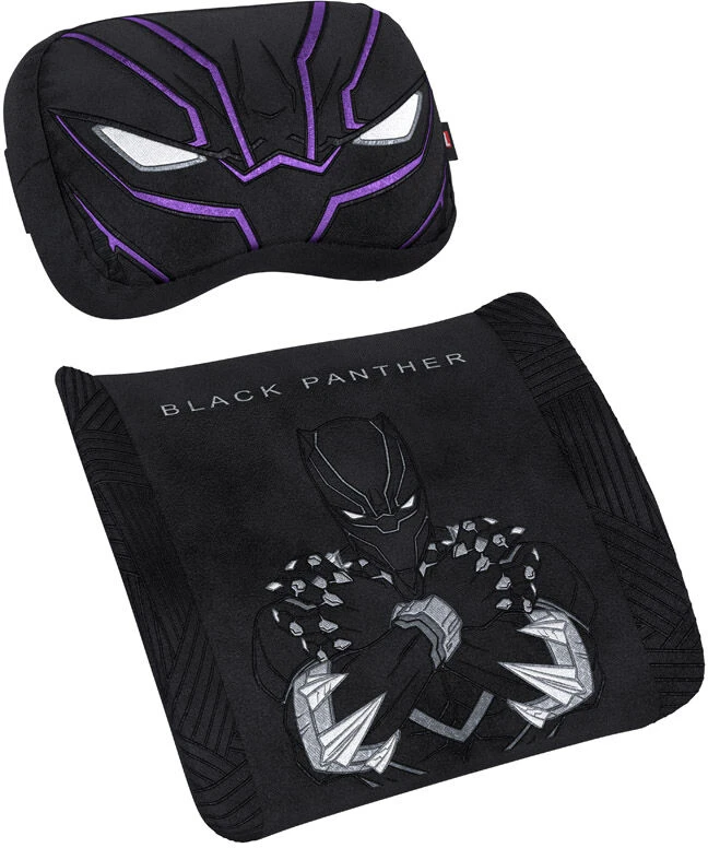 „noblechairs“ atminties putų pagalvėlių komplektas – „Juodas Panther Edition“