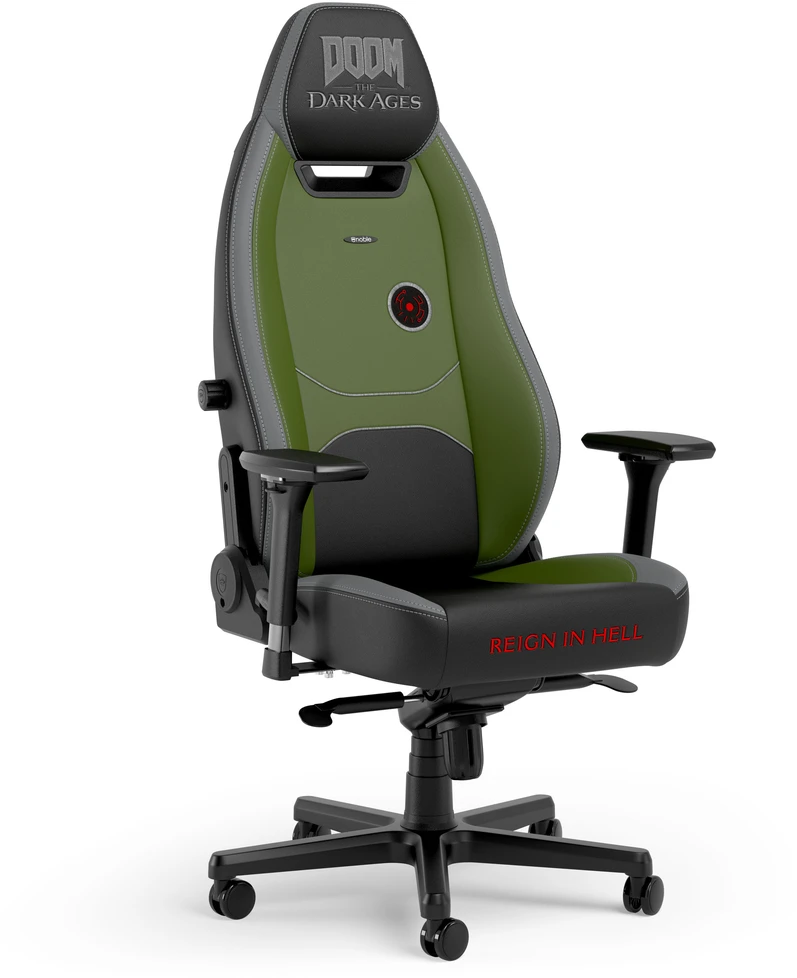 „noblechairs LEGEND“ žaidimų kėdė – „DOOM: The Dark Ages“ leidimas