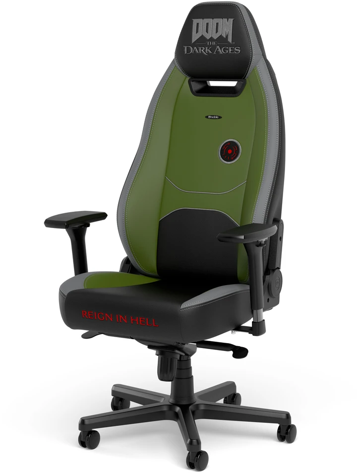 „noblechairs LEGEND“ žaidimų kėdė – „DOOM: The Dark Ages“ leidimas