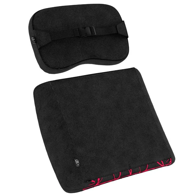 Žaidimų kėdės pagalvėlių rinkinys Noblechairs Doom Edition Memory Foam Cushion Set, tinka EPIC/ICON/HERO, Juoda