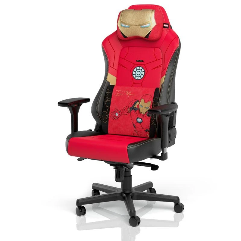 „noblechairs“ atminties putų pagalvėlių komplektas – „Iron Man Edition“