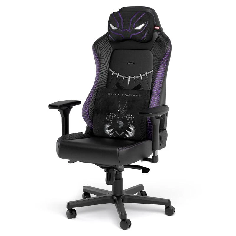 „noblechairs“ atminties putų pagalvėlių komplektas – „Juodas Panther Edition“