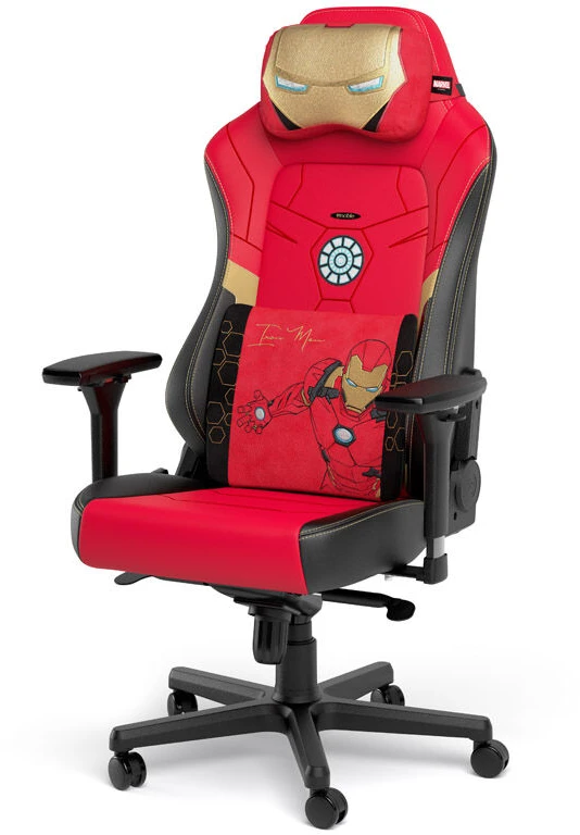 „noblechairs“ atminties putų pagalvėlių komplektas – „Iron Man Edition“