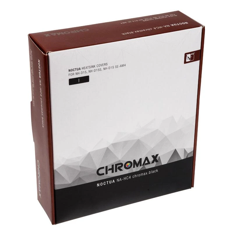 Procesoriaus aušintuvo radiatorių apdaila NOCTUA NA-HC4 chromax.juoda