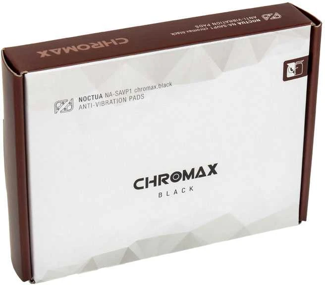 Noctua NA-SAVP1 chromax.juodas Anti-Vibrations-Pads – juodos spalvos