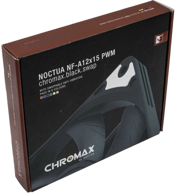 Kompiuterio Ventiliatorius - Noctua NF-A12X15 PWM CH.BK.S, Juodas