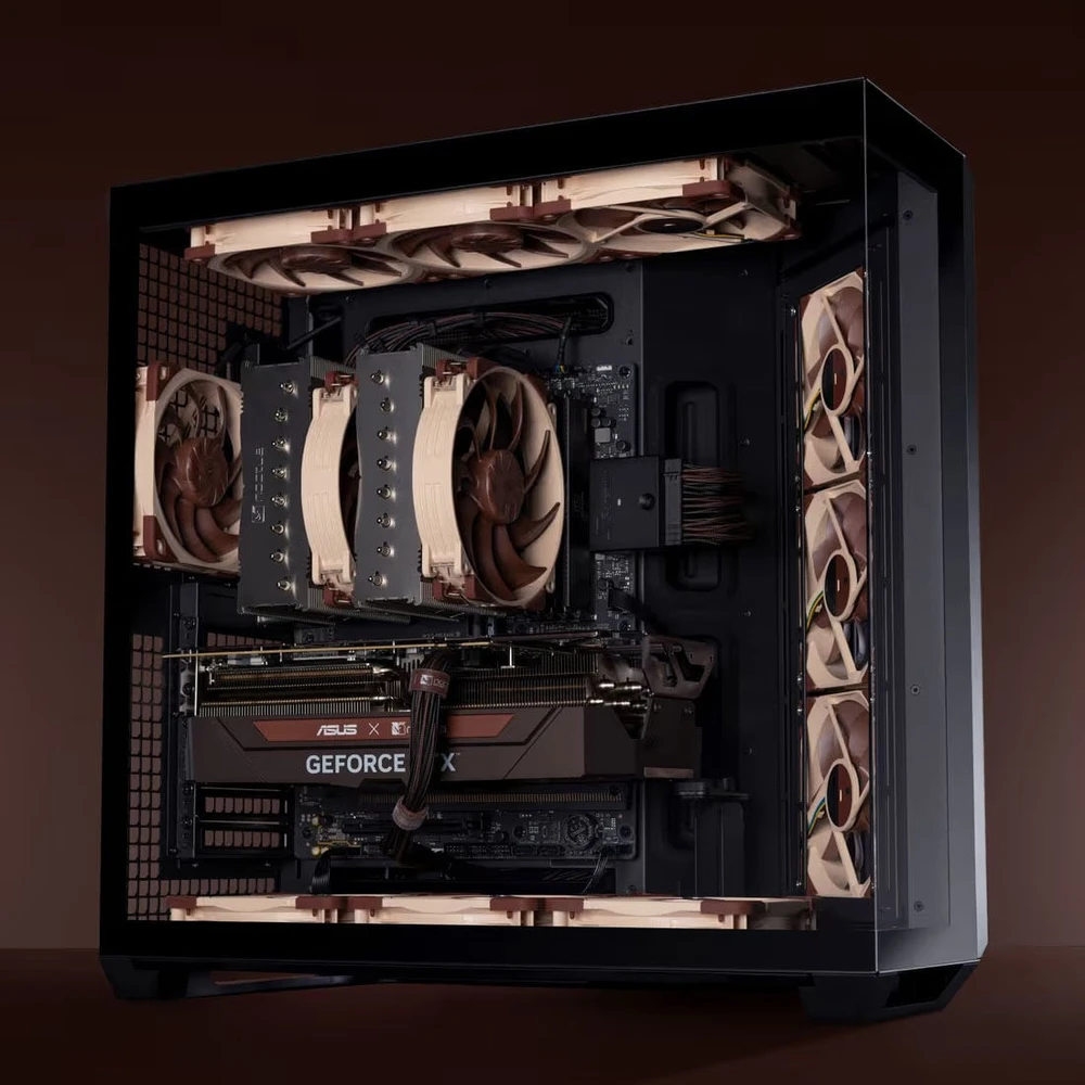 „Noctua NF-A12x25 G2 Sx2-PP PWM“ ventiliatorius, 120 mm, 2 vnt. pakuotėje
