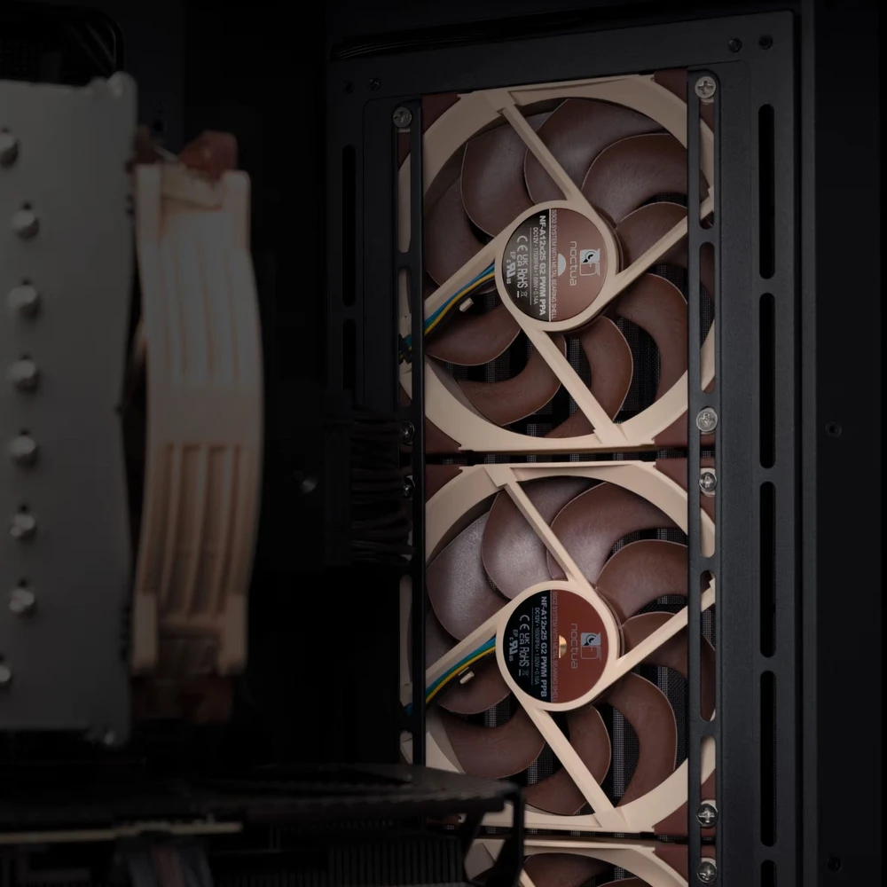 „Noctua NF-A12x25 G2 Sx2-PP PWM“ ventiliatorius, 120 mm, 2 vnt. pakuotėje