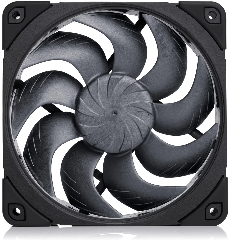 Noctua NF-A12x25 G2 PWM Sx2-PP chromax.juodas Kompiuterio korpusui Ventiliatorius 12 cm Juoda 2 vnt
