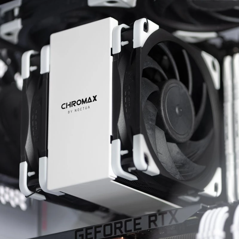 Noctua NF-A12X25 PWM chromax.juodos spalvos.swap korpuso ventiliatorius – 120mm