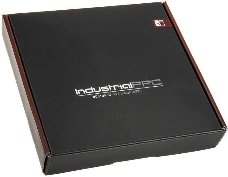 Noctua NF-A14 INDUSTRIALPPC-2000 PWM Kompiuterio dėklas Fan 14 cm Juodas, Brown 1 pc(s)