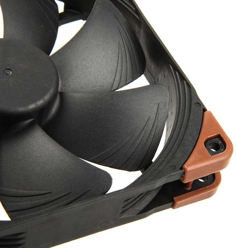 Noctua NF-A14 INDUSTRIALPPC-2000 PWM Kompiuterio dėklas Fan 14 cm Juodas, Brown 1 pc(s)