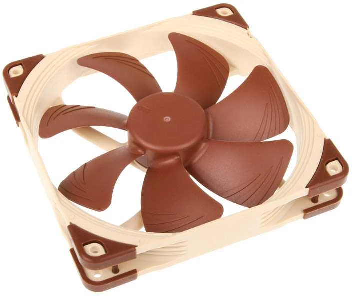 Noctua 140mm ventiliatorius su rudomis mentėmis