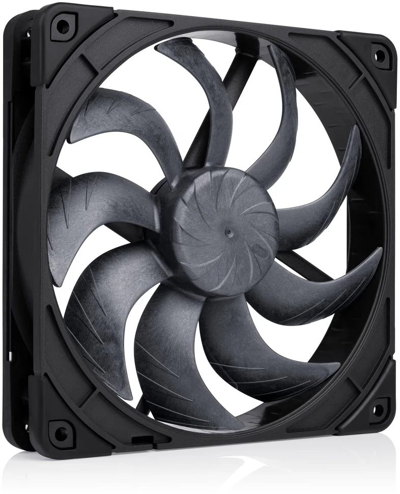 Noctua NF-A14X25 G2 chromax.juodas Fan, PWM, LCP – juodas, 140mm