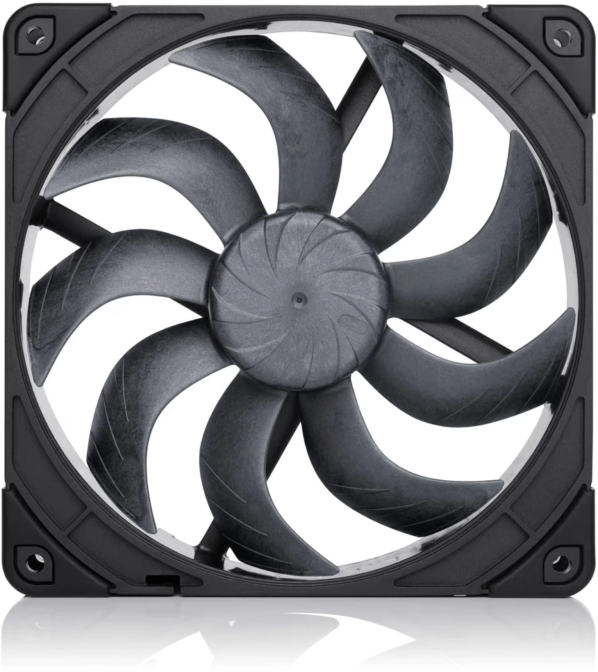 Noctua 140mm NF-A14x25 G2 PWM Sx2 PP chromax.juodas leidimas - dviejų ventiliatorių komplektas