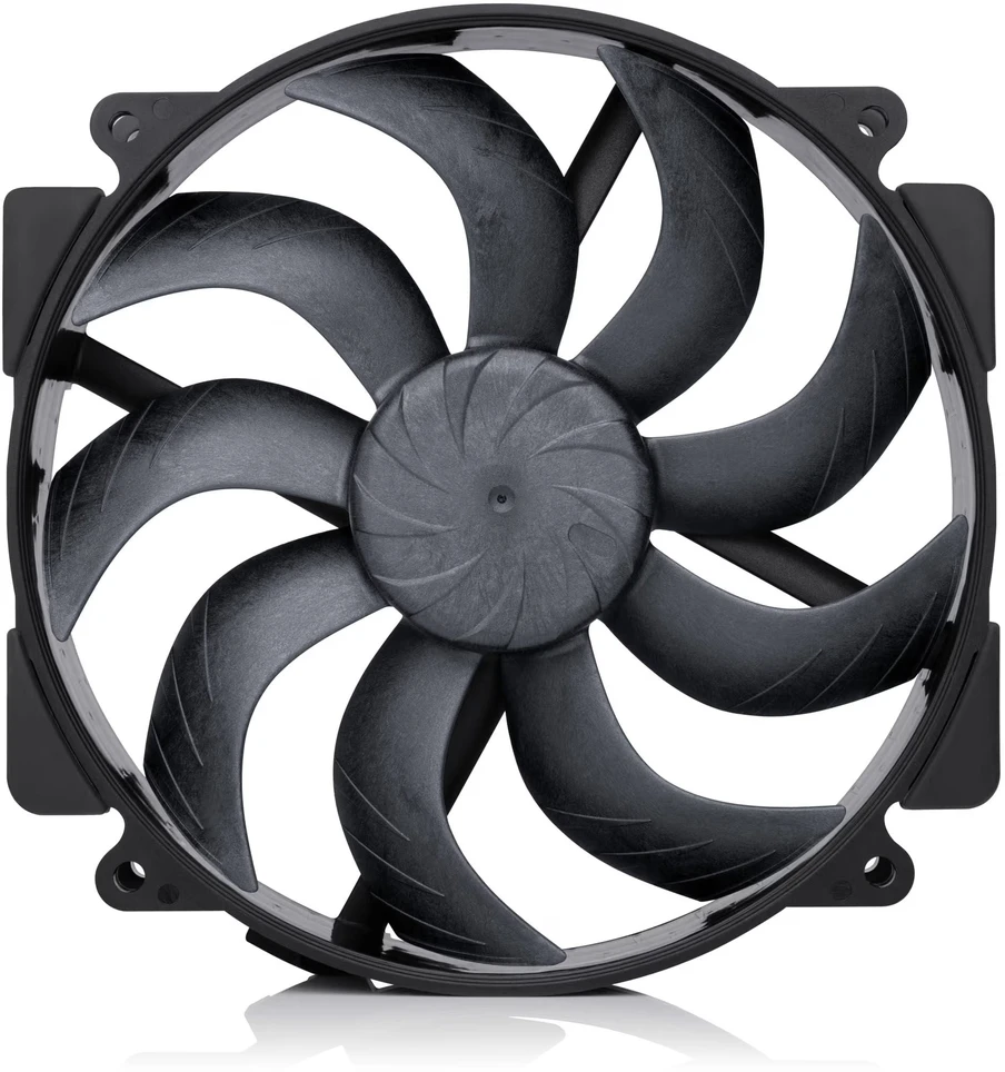 Noctua NF-A14X25r G2 PWM chromax.juodas fan, LCP – juodas, 140mm