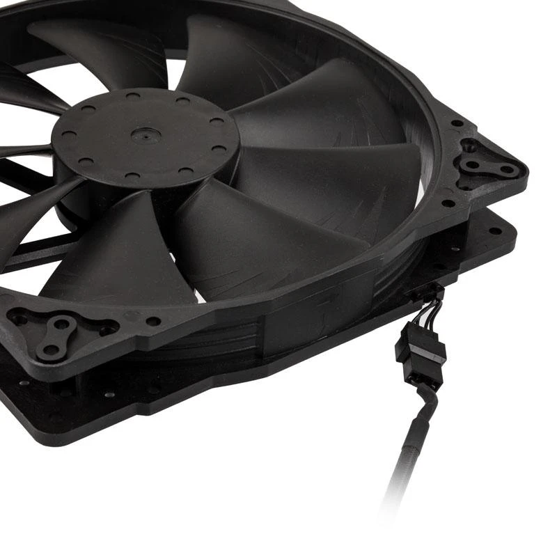 Noctua 20 cm aušintuvas, kampinis vaizdas