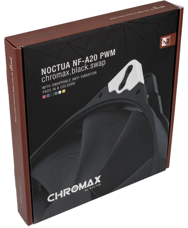 Noctua NF-A20 PWM CH.BK.S computer cooling system Kompiuterio dėklas Fan 20 cm Juodas