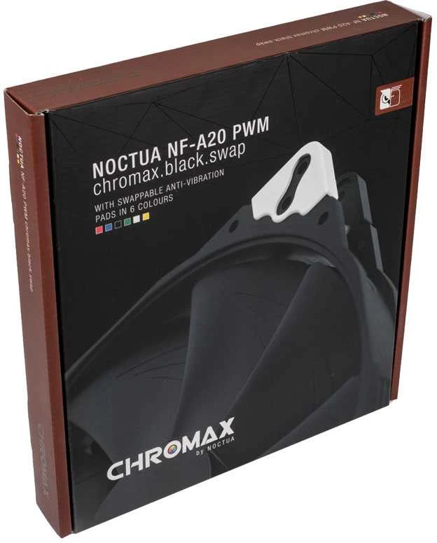 Noctua NF-A20 PWM CH.BK.S computer cooling system Kompiuterio dėklas Fan 20 cm Juodas