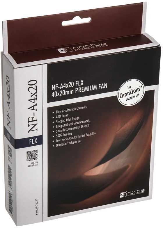 Noctua NF-A4X20 FLX ventiliatorius - 40x40x20mm - 3 kontaktų