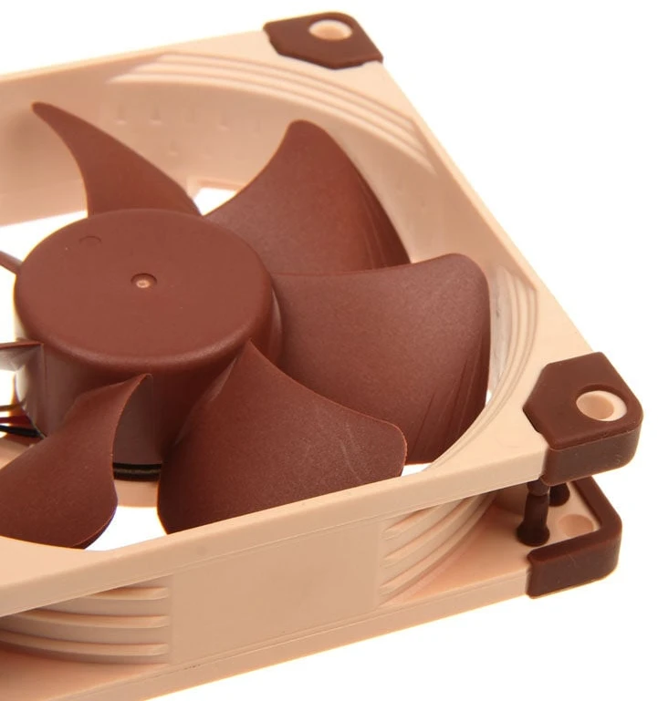 Noctua NF-A9 FLX computer cooling system Kompiuterio dėklas Fan 9.2 cm rusvai gelsvas, Brown