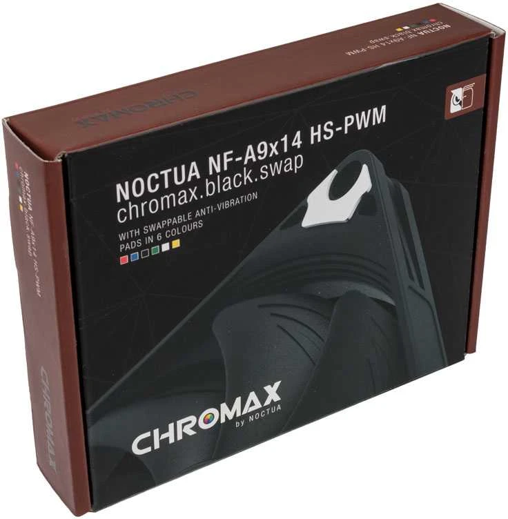 Noctua NF-A9x14 HS-PWM chromax.juodas.swap (92mm) (Juodas) Ventiliatorius