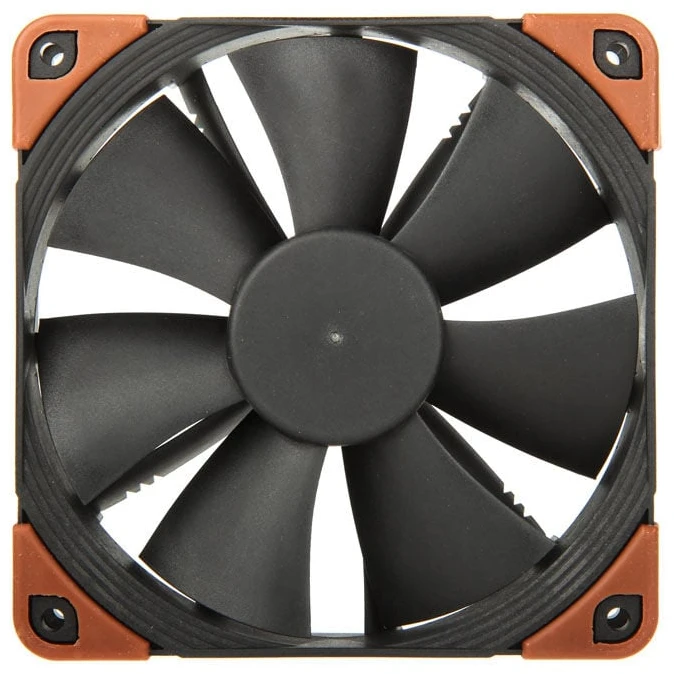 Noctua NF-F12 industrialPPC-2000 PWM Kompiuterio dėklas Fan 12 cm Juodas, Brown