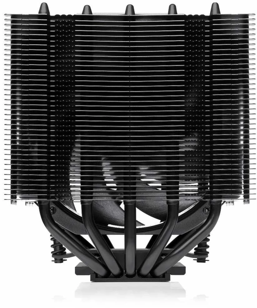 Noctua NH-D12L CH.BK procesoriaus aušintuvas priekiniu kampu
