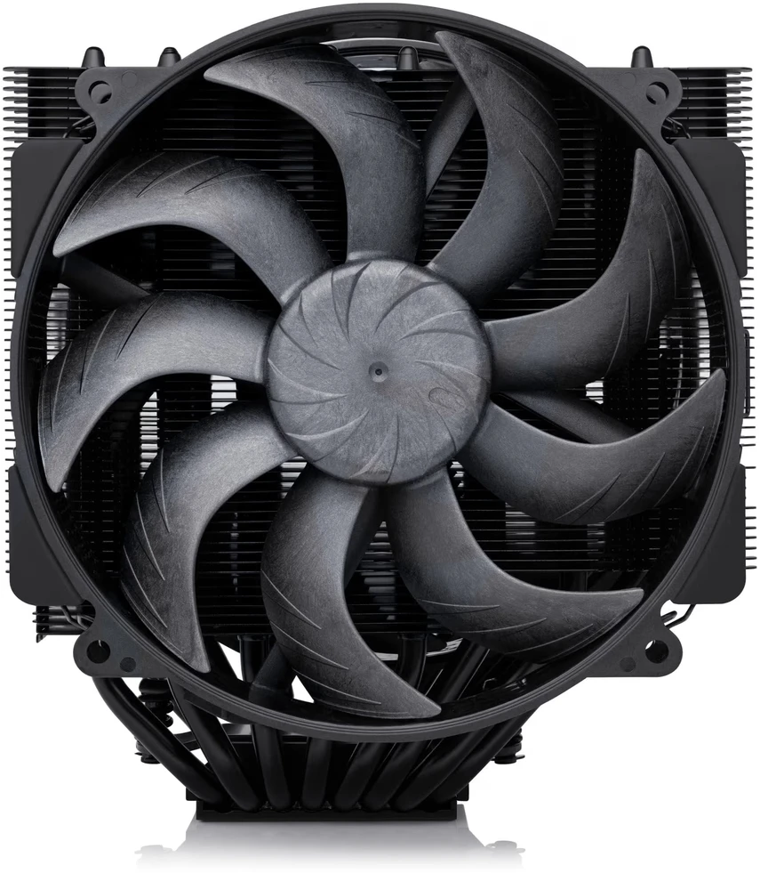 Noctua NH-D15 G2 chromax.juodas CPU cooler, dual-tower, PWM – juodas, 140mm