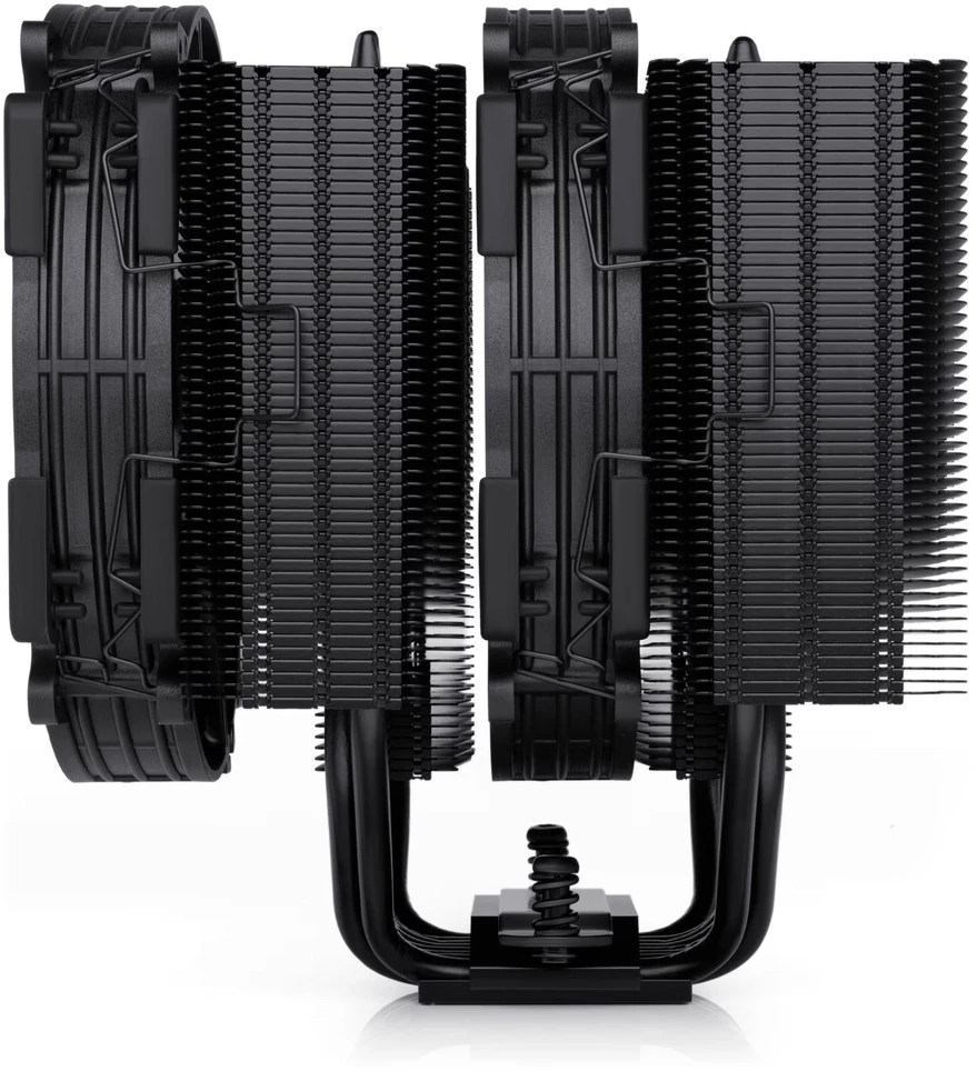 Noctua NH-D15 G2 chromax.juodas CPU cooler, dual-tower, PWM – juodas, 140mm