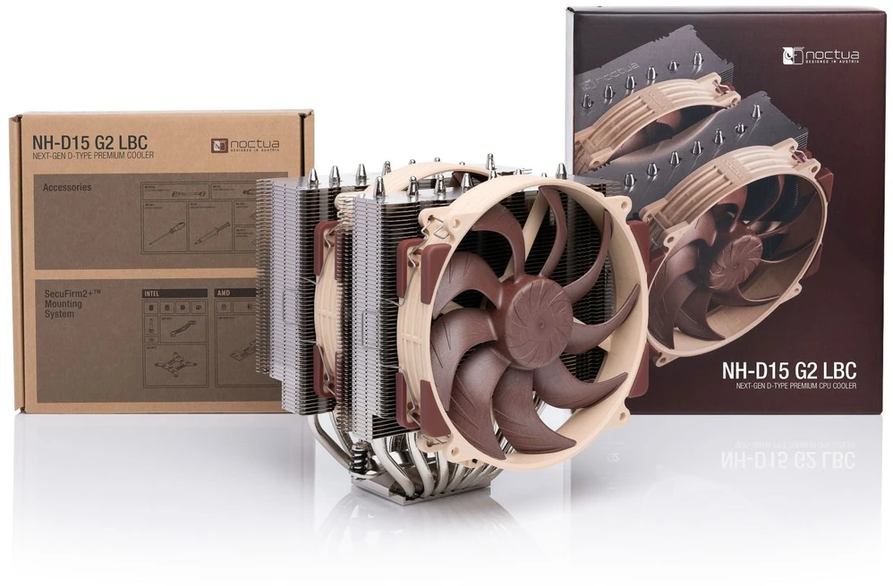 Procesoriaus aušintuvas - Noctua NH-D15 G2 LBC 14cm Dual Fan 1500 RPM 24.8 dB