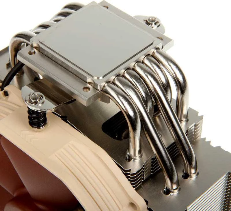 Noctua NH-U14S kompiuterio aušinimo komponentas procesoriaus aušintuvas 12 cm rudas, Nerūdijantis plienas