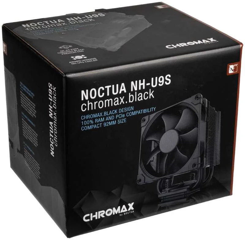 Noctua NH-U9S chromax.juodas procesoriaus aušintuvas – 92 mm