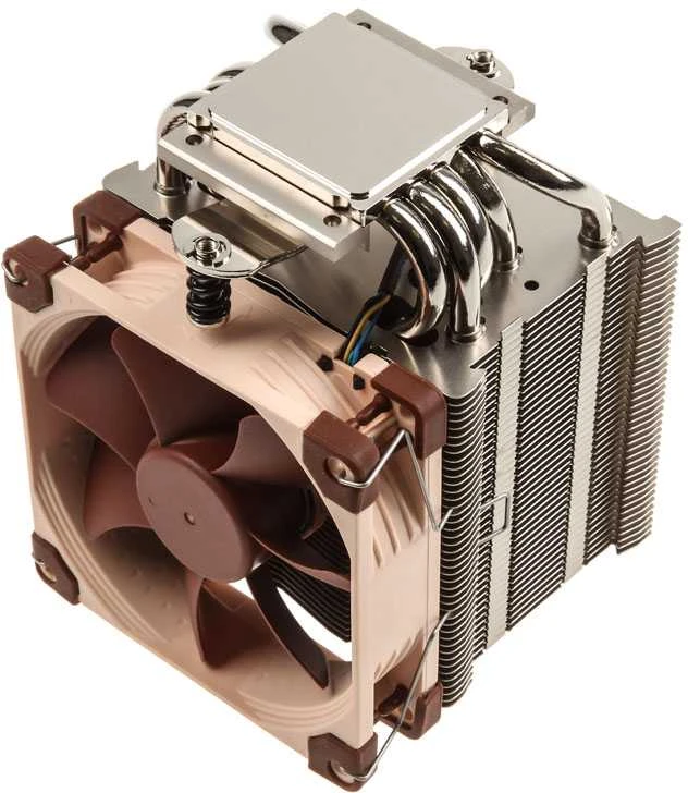 Noctua NH-U9S kompiuterio aušinimo sistema Procesorius Aušintuvas 9,2 cm Ruda, Metalinė