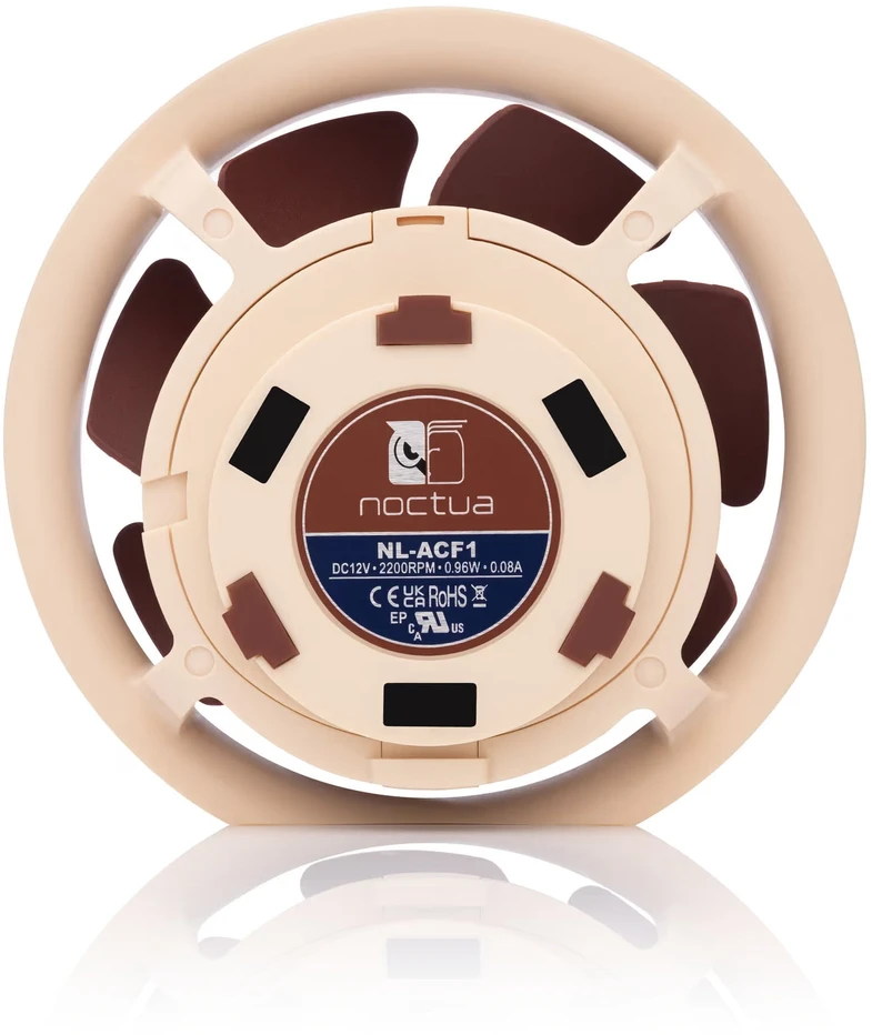 „Noctua NL-ACF1“ „AiO“ papildomas ventiliatorius, Ø 80 mm, rudas/baltas