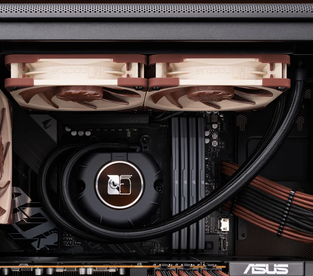 Noctua NL-LC1-24 AiO Vanduo Cooling – 240mm, juodas/ruda