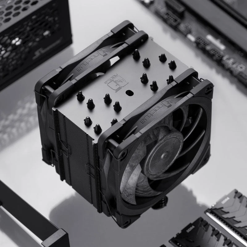 Noctua U12A chromax.juodas procesoriaus aušintuvas – 120mm