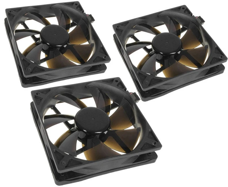 Noiseblocker BlackSilent Pro Fan PLPS - 120mm PWM, 3 pieces