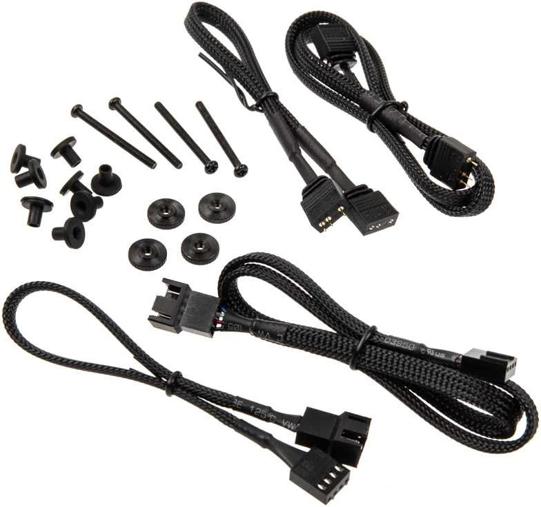 Noiseblocker Triukšmo slopintuvas NB-eLoop X B12-PS ARGB, PWM, 3 vnt. pakuotė, baltas - 120 mm
