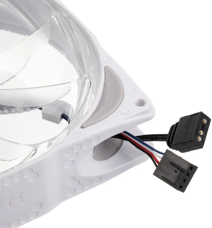 Noiseblocker Triukšmo slopintuvas NB-eLoop X B14-P ARGB, PWM Ø 140 mm, baltos spalvos