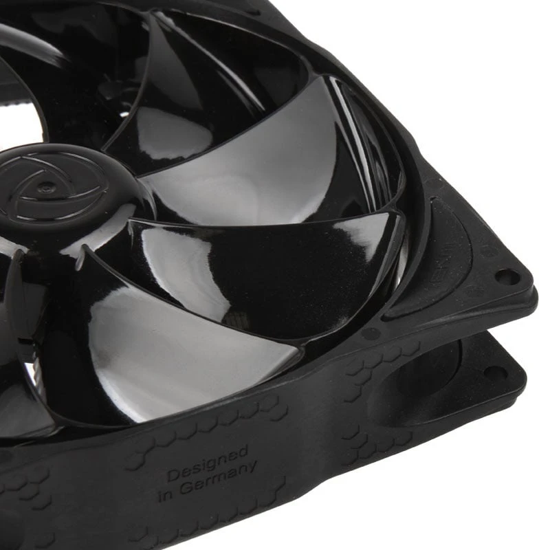 Noiseblocker NB-eLoop Fan B14-PS Juodas Edition - 140mm PWM, 3 pieces