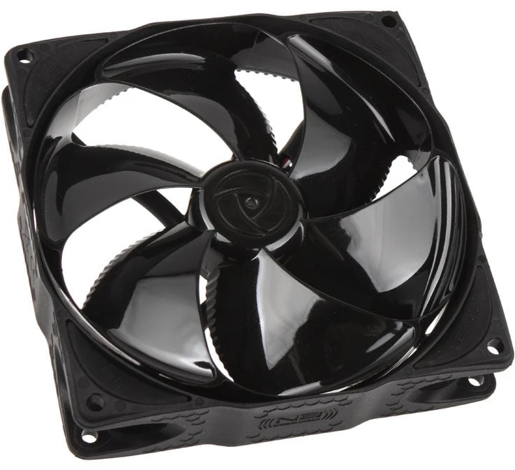 Noiseblocker NB-eLoop Fan B12-PS Juodas Edition - 120mm PWM, 3 pieces
