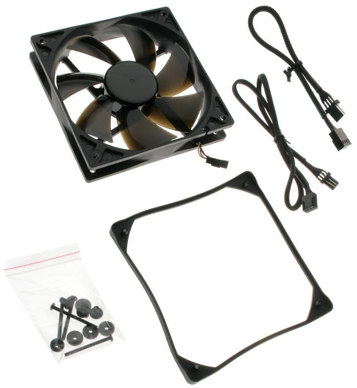 Noiseblocker juodos spalvosSilent Pro korpuso ventiliatoriusPLPS – 120mm PWM